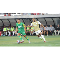 Birmingham Legion FC looks to take possession from the Tampa Bay Rowdies