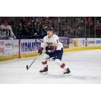 Defenseman Renat Dadadzhanov with the Peoria Rivermen