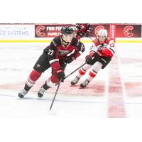 Vancouver Giants right wing Tyler Thorpe vs. the Prince George Cougars