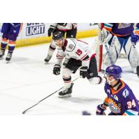 Adirondack Thunder forward T.J. Friedmann vs. the Orlando Solar Bears