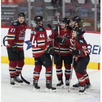 Cameron Hebig nets his second goal of the night for the Tucson Roadrunners