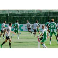 Sounders FC in friendly action in Spain