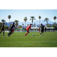 Chicago Fire FC in action against LAFC at the Coachella Valley Invitational