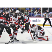 Belleville Senators' Keean Washkurak in action