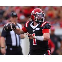 Calgary Stampeders quarterback Logan Bonner