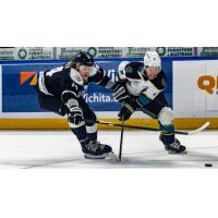 Wichita Thunder's Artyom Guryev versus Tahoe Knight Monsters' Adam Pitters