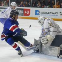 Knoxville Ice Bears battle the Roanoke Rail Yard Dawgs