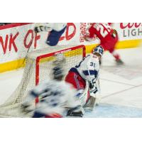 Worcester Railers goaltender Hugo Ollas