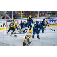 Springfield Thunderbirds battle the Wilkes-Barre/Scranton Penguins