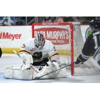 Vancouver Giants goaltender Burke Hood