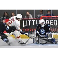 Vancouver Giants right wing Tyler Thorpe vs. the Wenatchee Wild