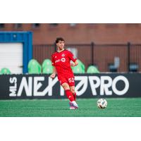 Defender Adam Pearlman with Toronto FC