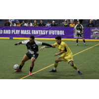 Milwaukee Wave defender Mario Alvarez (right) vs. the Empire Strykers