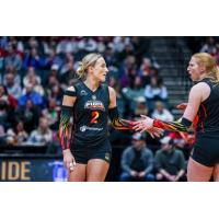 Columbus Fury opposite hitter Izabella Rapacz