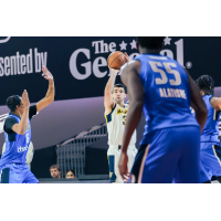 Dakota Mathias puts up a shot for the Indiana Mad Ants