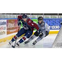 Wichita Thunder skate against the Tulsa Oilers