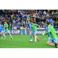 Sounders FC midfielder Cristian Roldan vs. Cruz Azul