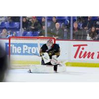 Vancouver Giants goaltender Burke Hood