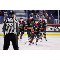 Vancouver Giants defenceman Ryan Lin leads the charge