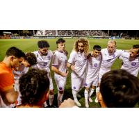 Louisville City FC huddle