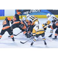 Lehigh Valley Phantoms battle the Wilkes-Barre/Scranton Penguins