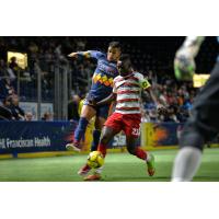 Tacoma Stars Battle the Ontario Fury for the ball