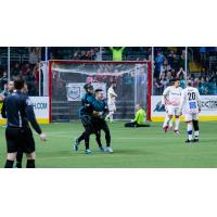 St. Louis Ambush all smiles following a goal