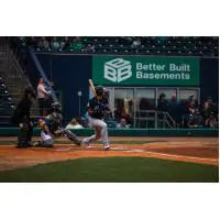 Somerset Patriots' Jeisson Rosario at bat
