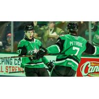 Texas Stars React after a goal