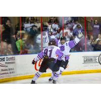 Rapid City Rush's Blake Bennett and Ryan Wagner on game night
