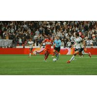 Chicago Fire FC battles the Vancouver Whitecaps FC
