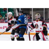 Belleville Senators goaltender Leevi Meriläinen vs. the Cleveland Monsters