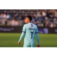 Monterey Bay FC midfielder Adrian Rebollar