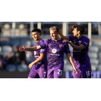 Louisville City FC congratulates Sam Gleadle on his goal