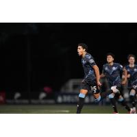 Tacoma Defiance forward Osaze De Rosario reacts after his game-winning goal