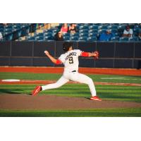 Rome Emperors pitcher Herick Hernandez delivers