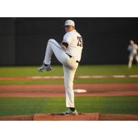 Pitcher Billy Duby with Belmont University