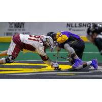 Joe Nardella of the Albany FireWolves (left)