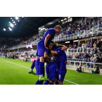 Louisville City FC celebration